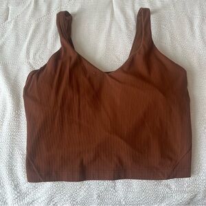 Lulu ribbed align tank